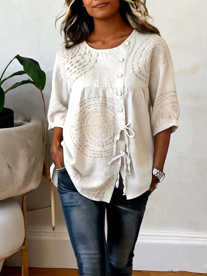 Mika cortez; Blusa casual, elegante y cómoda para cualquier ocasión