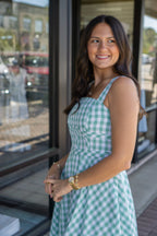 Vestido  con detalle de corsé