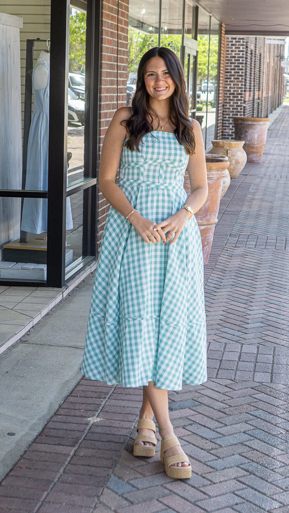 Vestido  con detalle de corsé