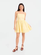 Vestido mini bordado Beachglass