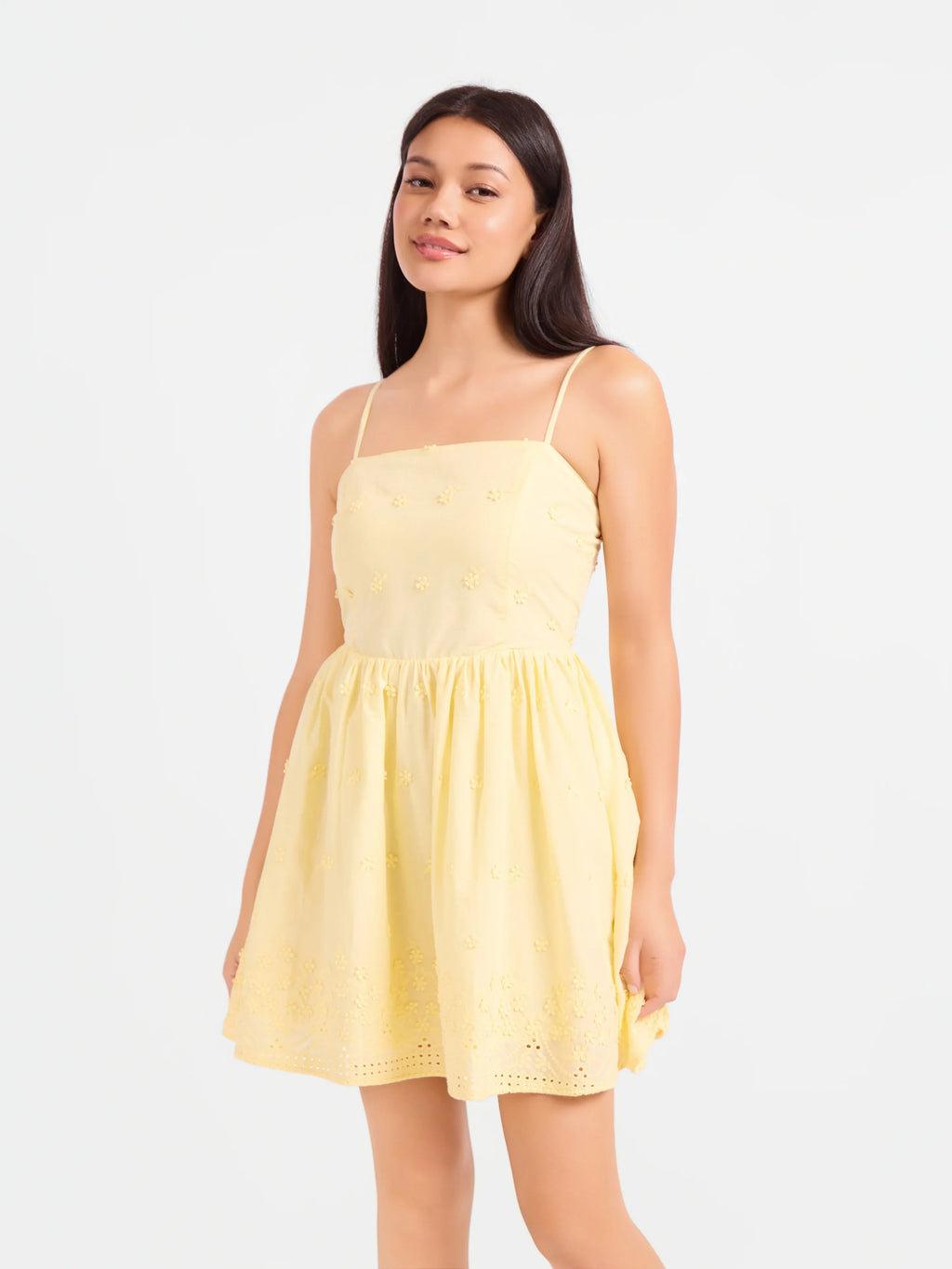 Vestido mini bordado Beachglass
